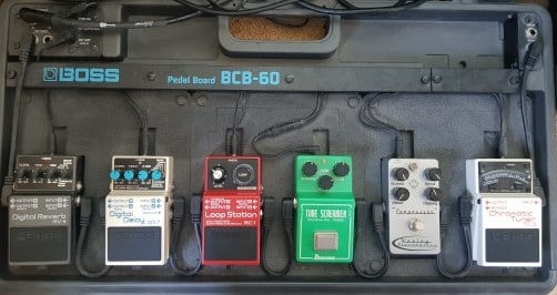 boss BCB60 pedal board