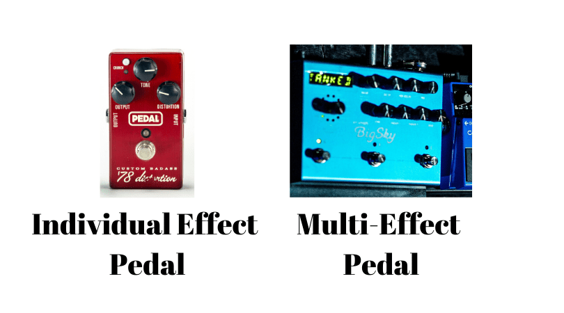 individual vs multi effect pedal