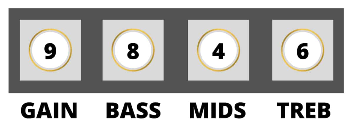 bias amp 2 settings for metal